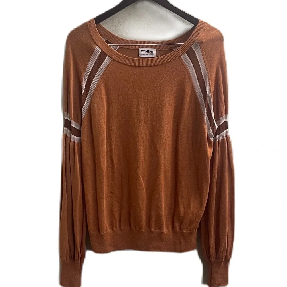 27 Miles- Long Sleeve blouse XS